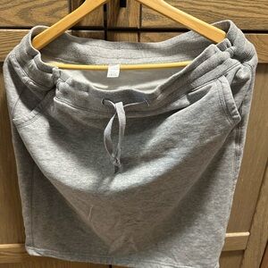 ZYIA Active Heather Gray Sweatskirt